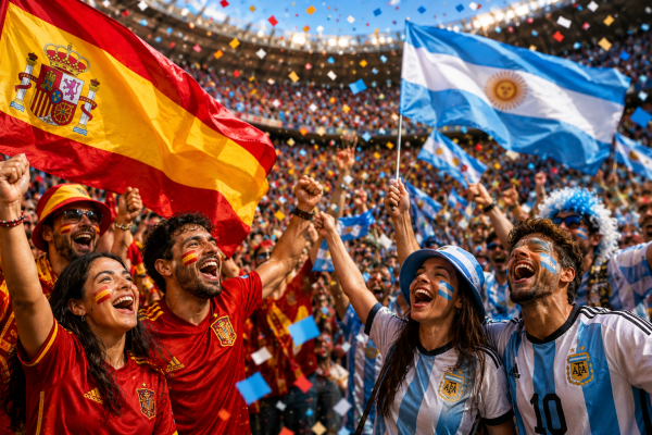 Spain vs. Argentina World Cup Final