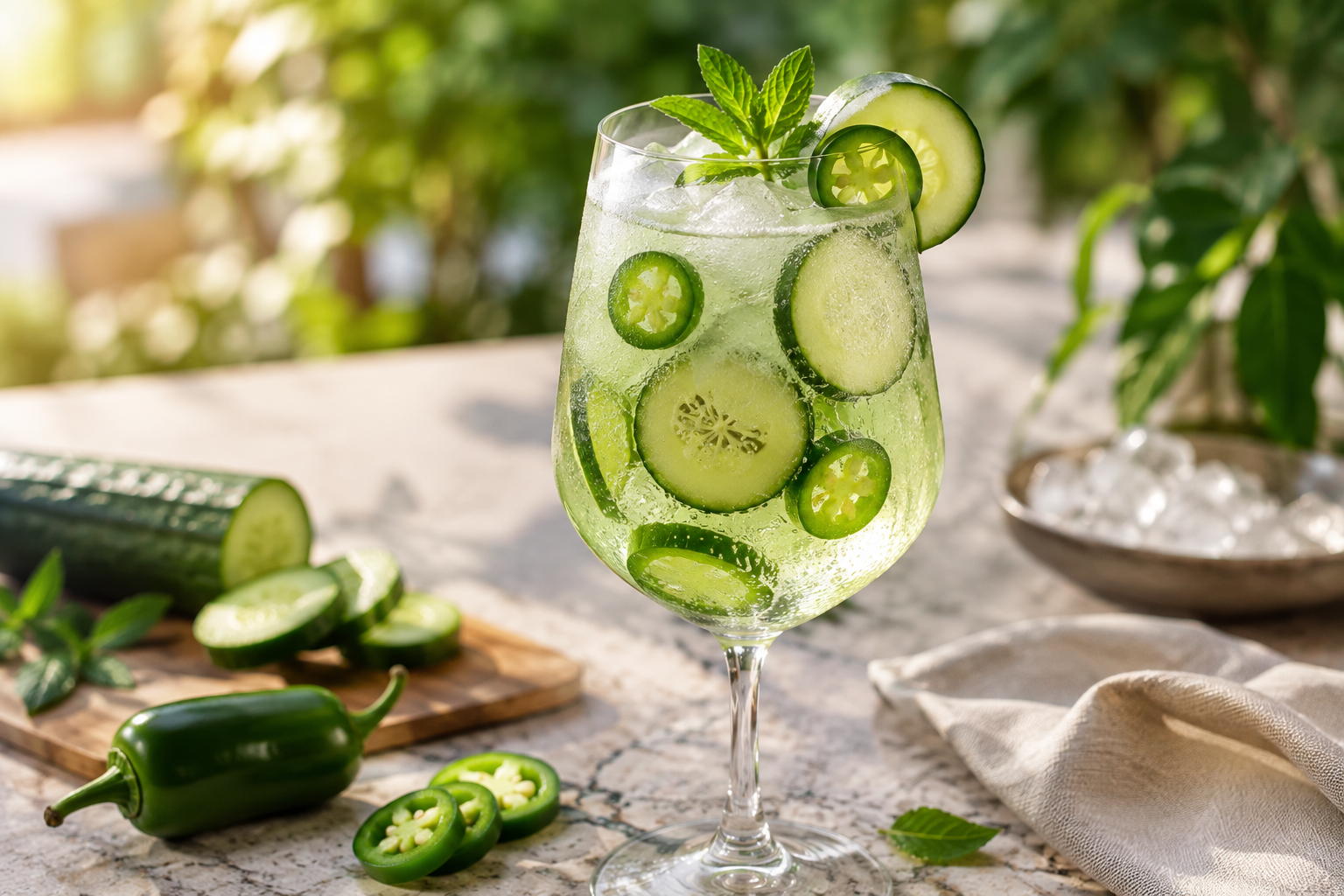 3. Jalapeño y Cucumber Spritz